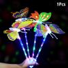 1PC Kids Colorful Glowing Sticks Flashing Heart Star Butterfly Girls Princess Fairy Wands Role Play Show Cosplay Party Favor