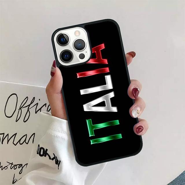 Italy Italia National Flag Phone Case Cover For iPhone 17 Air 15 16 14 13 12 Pro Max 11 Pro Max Plus Coque Shell