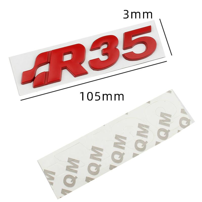 Car 3D Metal Body Trunk Badge Emblem Decals Styling Sticker For VW Volkswagen Golf 4 5 MK4 MK5 R32 R35 R36 Passat B6 Accessories LL6