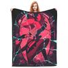 VOX H-Hazbin Hotel Alastor Game Warm Soft Blanket Travel Office Plush Bedding Throws Fluffy Couch Bed Flannel Bedspread