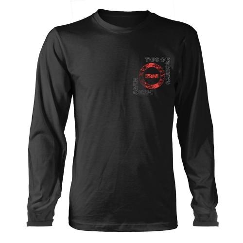 Type O Negative Unisex Adult Red Rasputin Long-Sleeved T-Shirt