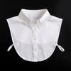 43 Styles Fake Collar Stand Lapel Shirt Detachable Collar Women Lace Floral False Collar Half Shirt Blouse Faux Col