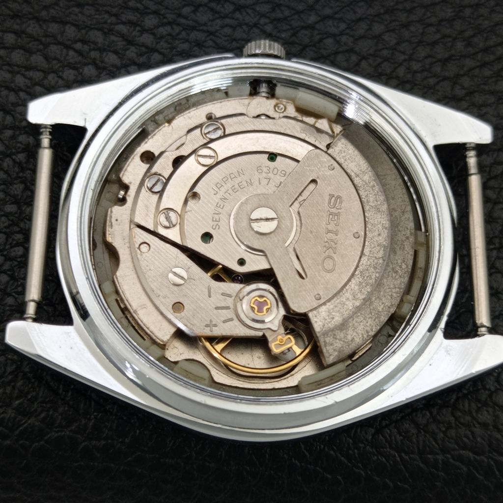 SEIKO 5 AUTOMATIC VINTAGE REFURBISHED JAPAN MENS WHITE DIAL WATCH a444205-1