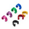 10Pcs Bike Brake Cable Housing Clip Aluminum Alloy Guide Brake Cable C-clips Guide Clamp for Mountain Bike Road Bicycles