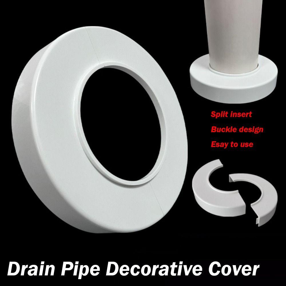 Plating Drain Pipe Cover Adjustable Tube Accessories Useful Flange Cover  Kitchen