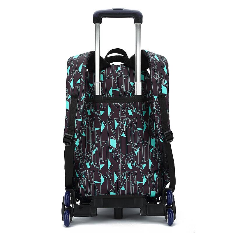 ZIRANYU Kids Stair-Climbing Rolling School Backpack