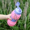 700 мл Складные Бутылки для Воды Многоразовые Силиконовая Бутылка для Воды в Форме Ананаса Выдвижная Креативность Походный Стакан для Воды На Открытом Воздухе