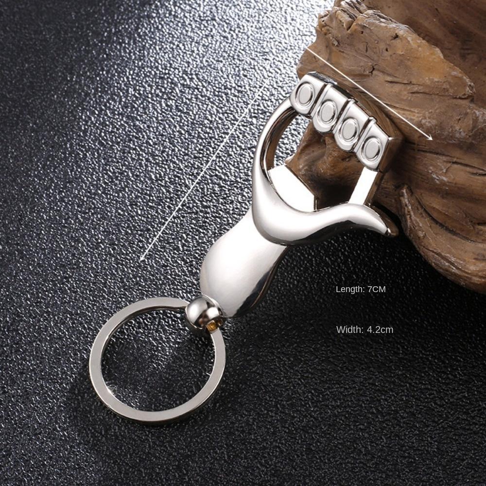 Reusable Openers Keychain Durable Corkscrews New Key Chains Bottle Opener