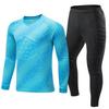 Мужская вратарская тренировочная и игровая футбольная форма с длинным рукавом