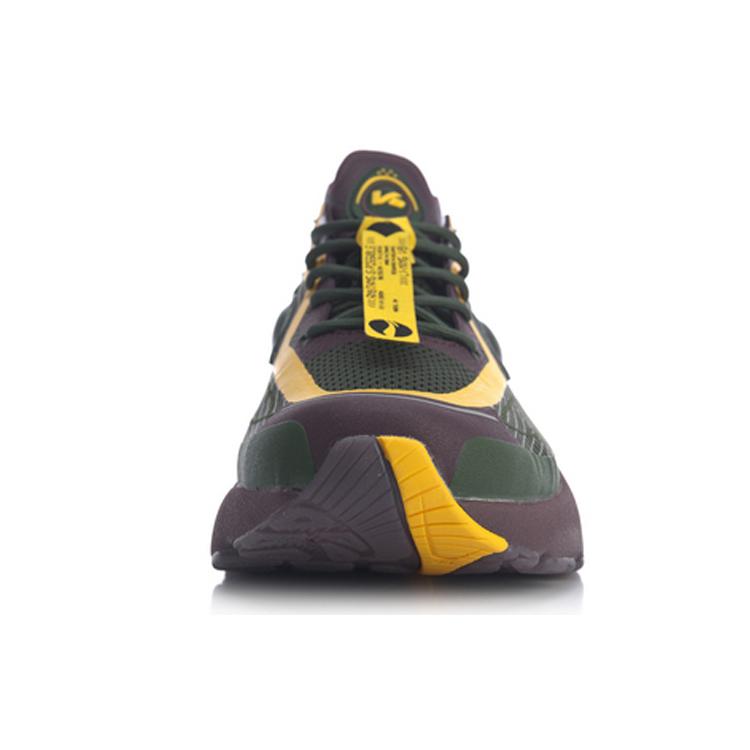 Li Ning V8 1.5 Нескользящие Легкие Низкие Беговые Кроссовки Мужские Желто-Черные ARHQ049-3