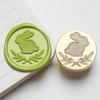 Plant Flowers Wax Seal Stamp Classic Sealing Wax Stamps Wedding Cards Decor Of Knit Rose Daisy Clover Tulips