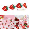 500 Pcs Strawberry Sticker Labels Decorative Sticker Sparkly Red Sticker Fruit Sticker Label for Envelopes Greeting Card