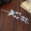 Металлический этнический стиль головной убор Древний ханьфу палочки для волос бабочка кисточка заколка костюм головной убор