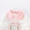 Montagut Girls' Chinese Style Embroidered Skirt Set
