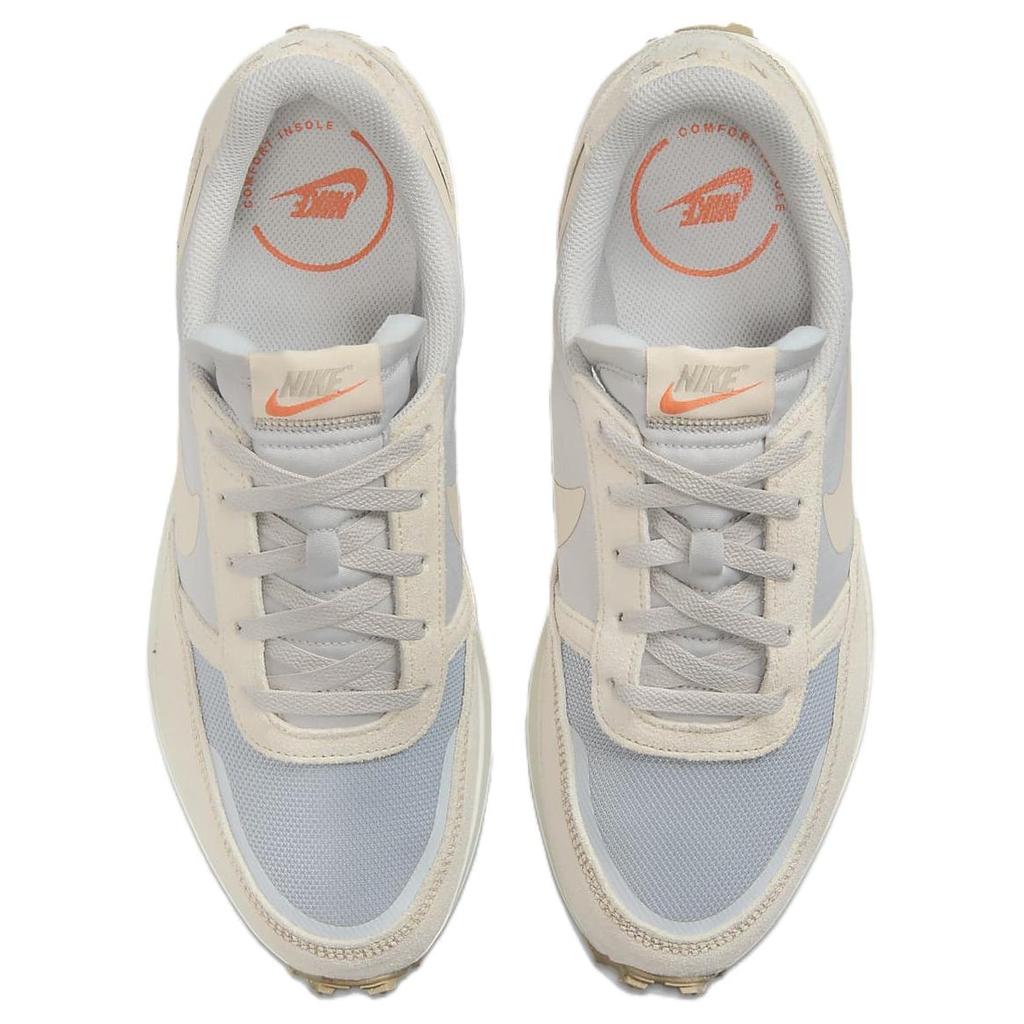 Nike Мужские кроссовки Waffle Debut Light Iron Ore Sanddrift кремового цвета на плоской подошве, серебристого цвета Phantom FJ4195-002