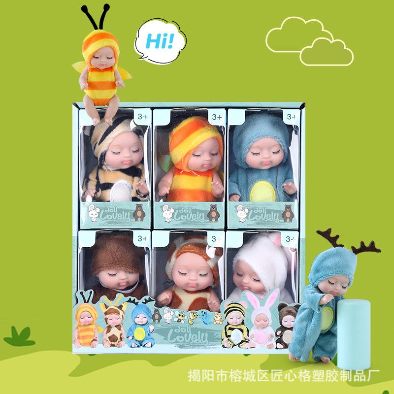 3,5-дюймовая кукла Реборн Спящая красавица, кукла-игрушка для детей в тематике принцессы, подарочный набор