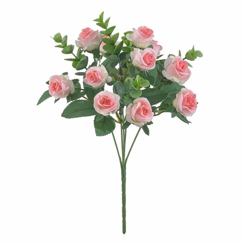 Small Rose Artificial Bouquet For Photography Props House Decoration Fashion