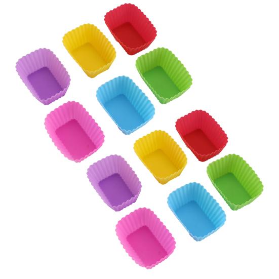 Silicone Cupcake Liners Reusable Cupcake Muffin Baking Cups High Temp Resistant Food Grade Cake Mold Gift for Baking Enthusiasts