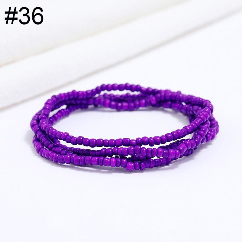 Women Fashion Waist Chain Rice Bead Waist Chain Beach Chain Body Jewelry Belly Chain