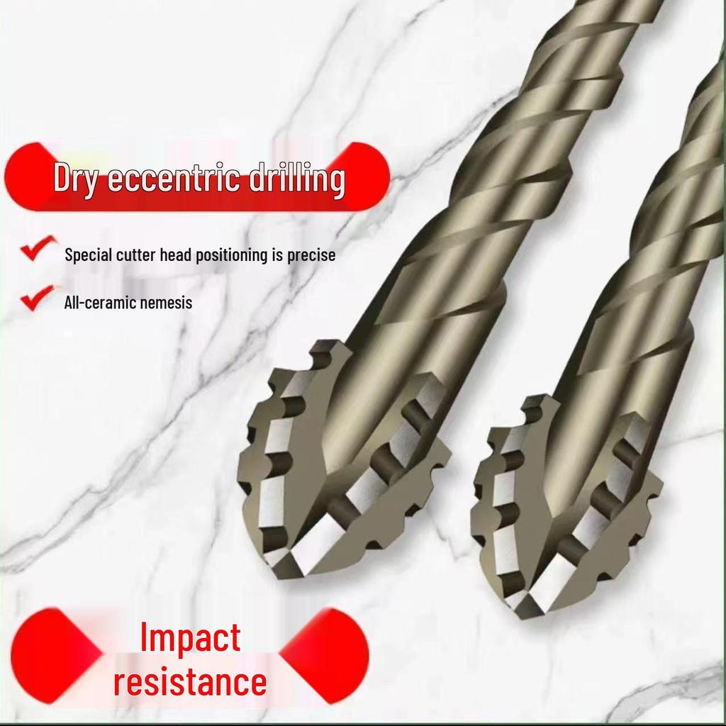 Улучшенное вольфрамовое керамическое зубчатое сверло для плитки, стекла, мрамора, бетона и нержавеющей стали