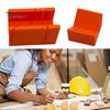 2Pcs Heavy Duty Mitre Box 45/90 Degrees Angles Metal Crafts Wood Plastic Cutting Box Guide Tool for DIYer Woodworker Woodcarver Carpenter