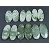 26-29 MM Natural Peace Jade Matched Pair oval Cabochon Gemstone 6 Pair Lot C-779