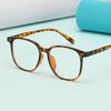 66021 Новые очки с квадратной оправой, защищающие от синего света, 2024, модные высококачественные простые и универсальные плоские очки