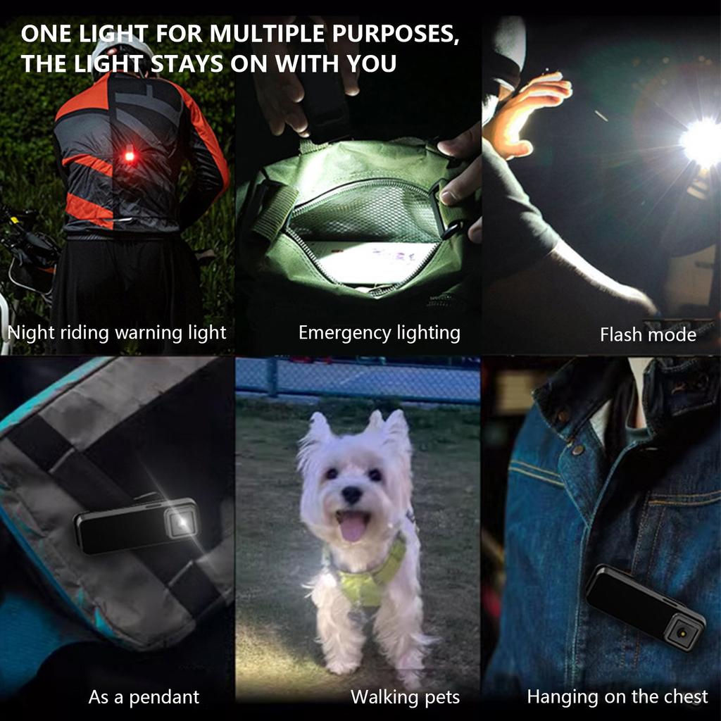 Фонарь с зажимом для большого пальца, светодиодный фонарик с мощным светом, портативный многофункциональный портативный аварийный фонарь