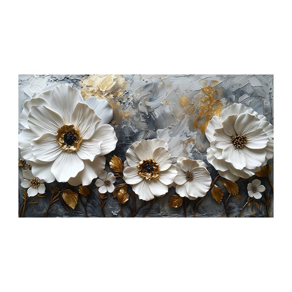 Современные абстрактные цветочные картины на холсте - постеры без рамы для декора гостиной и спальни