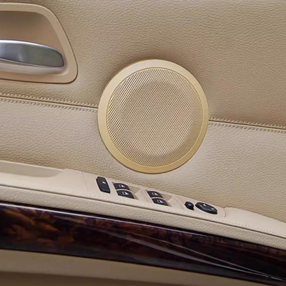 Накладка на динамик автомобильной дверной панели, крышка динамика, внутренняя, левая, правая, передняя, задняя для E90 E91 X1 E84 318 320 325i