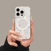 Магнитный чехол для iPhone 15 Pro Max - Мультяшный дизайн с 16 разноцветными точками