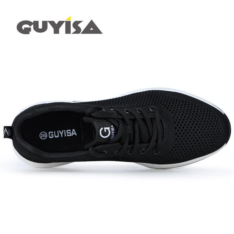 GUYISA 2007 Мужская летняя дышащая рабочая обувь с защитным стальным носком