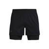 Rush Series 2-In-1 Running Shorts Men Bottoms Black 1361577-001
