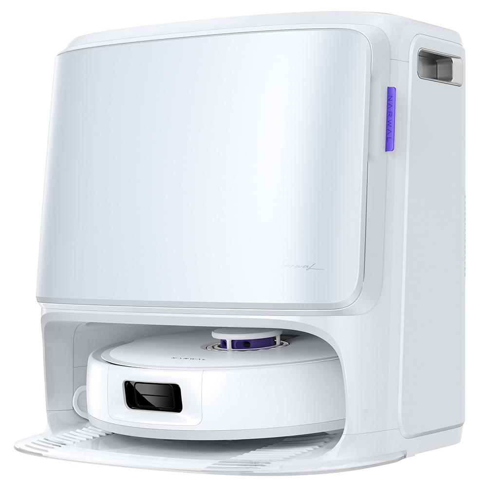 Робот-пылесос и швабра NARWAL Freo Z10, не запутывается, всасывание 15 000 Па, адаптируется к труднодоступным местам, самоочистка, мойка и сушка швабры