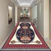 The Mediterranean Wedding Stair Carpet Hallway Runner Rug Church Stage Red Carpet Hotel Aisle Runner Floor Rugs Home Decor Long