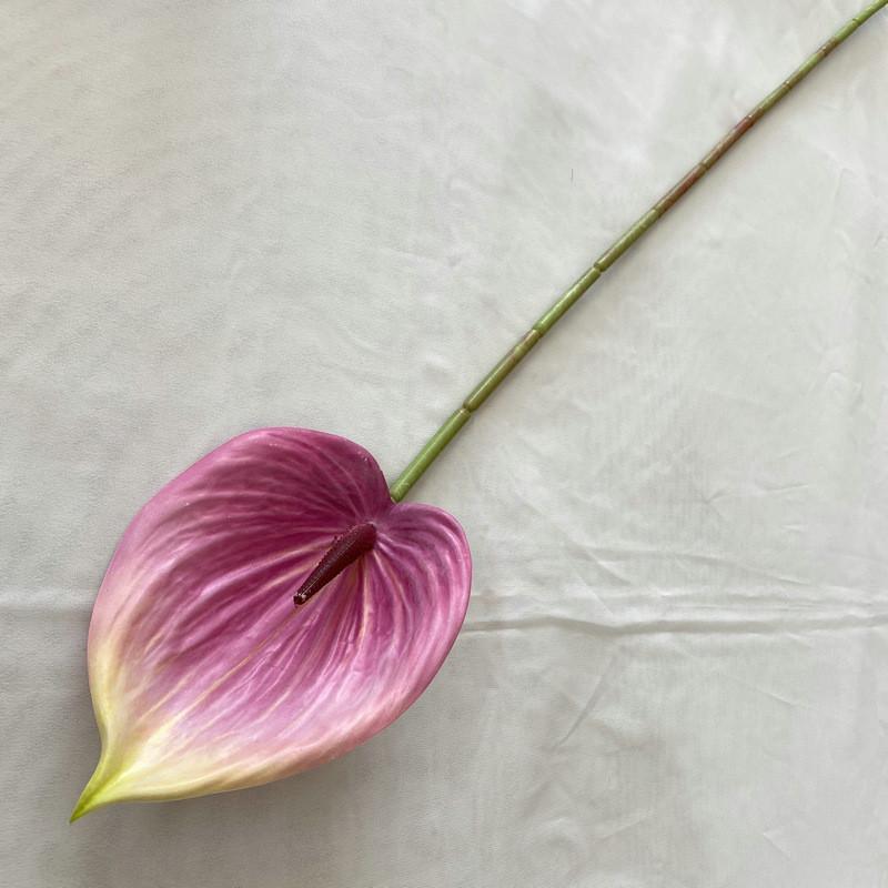 Faux Anthurium Plant Realistic Touch Indoor Outdoor Wedding Styling