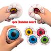 1pcs Stress Halloween Relief Eyeball Squeeze Spooky Ball Toy Pranks Random Color