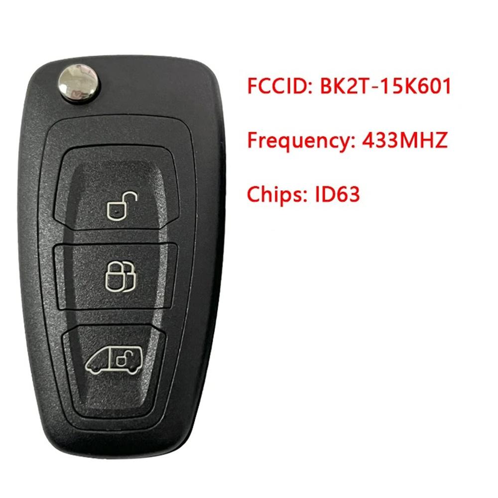 Пульт с 3 кнопками 433 МГц чип ID63 BK2T-15K601 для Ford Transit без Panther