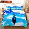 3D Tokyo Ghoul Kaneki Ken Bedding Set Printed Bed Set Duvet Cover Sheet Pillowcase Bed Soft Quilt Cover Full Queen King Size