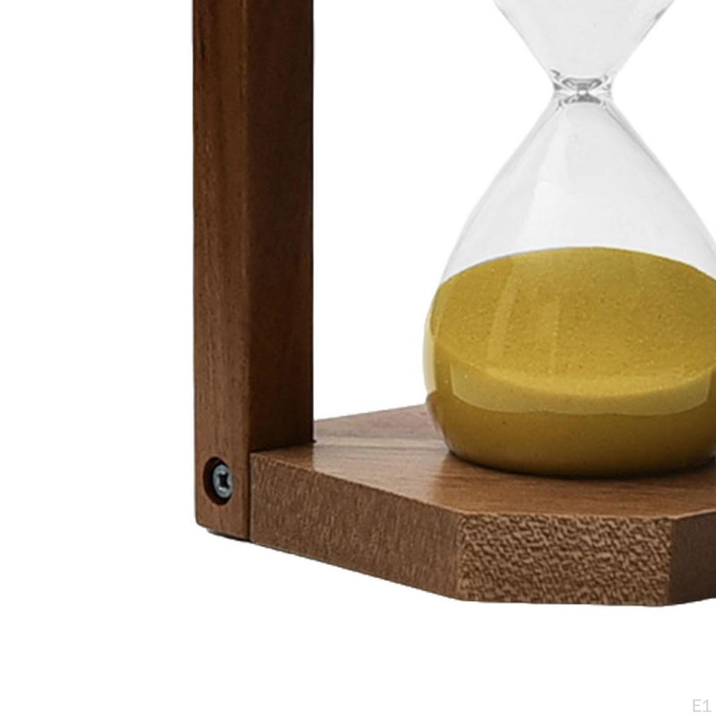 15 Mins Hourglass Sand Timer Rustic Portable Visual Modern Clock Decorative Sandglass