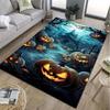Halloween Gothic Pumpkin Print Carpet Large Area Rugs Living Room Decoration Bedside Floor Mat Sofa Table Mat Gift Decor