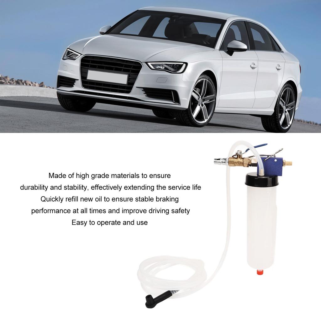 Инструмент для замены пневматической тормозной жидкости, высокоэффективный, надежный, простой в использовании, сменный инструмент для замены масла в рулевом усилителе для автомобиля, мотоцикла