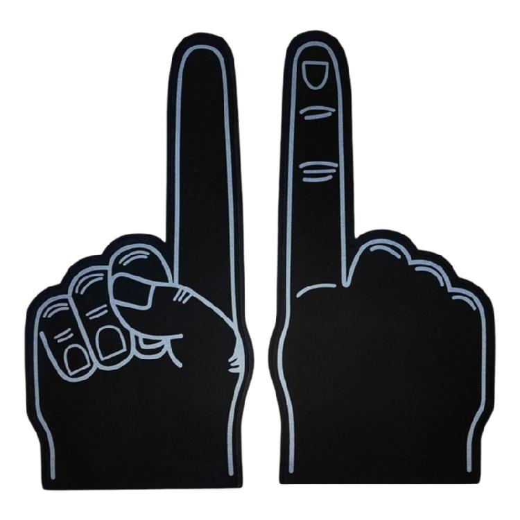 2 шт. Большие спортивные перчатки для болельщиков, аксессуары для поддержки с широким захватом для концертов и соревнований