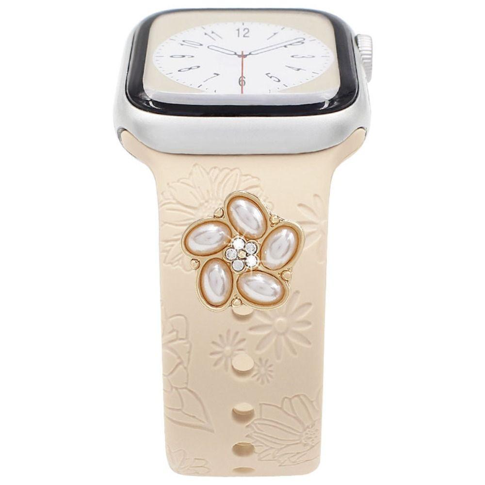 Металлический браслет для часов, украшение, брошь, декоративное кольцо, наручные подвески для аксессуаров для ремешка Iwatch