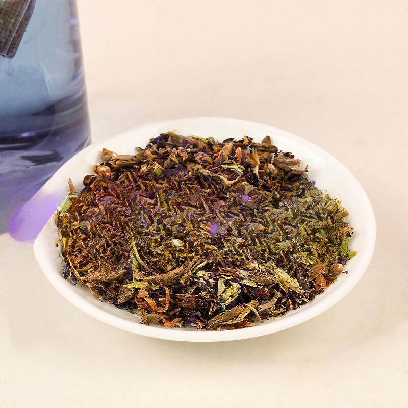 Чайные пакетики с цветками клитории тройчатой - 30 штук сушеных цветков синего горошка