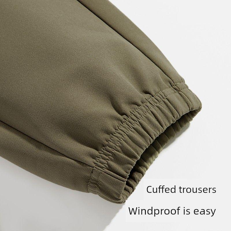 Baleno Kids Ybb Boys' Sports Pants Autumn and Winter Children's Casual Pants Outdoor Fleece-Lined Pants