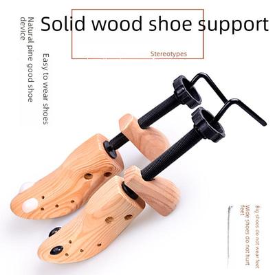 Регулируемая деревянная распорка для обуви из сосны и формодержатель
