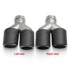 Carbon Fiber Stainless Steel Exhaust Tailpipe Cover for BMW Cars