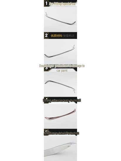 14 RAV4 Front Grille Lower Trim: Anti-Scratch Decorative Strip