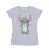 Womens/Ladies Lilo And Stitch Big Print Cotton T-Shirt